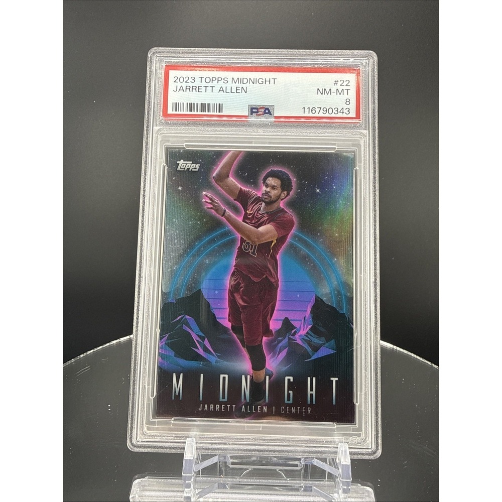 2023-24 Topps Midnight - Jarrett‎ Allen NBA Basketball CAVS PSA 8